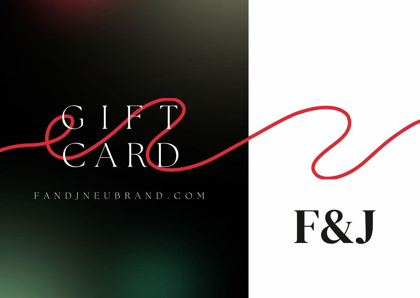 Gift Card F&J