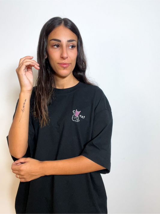 T-shirt  Unisex Oversize Lilla